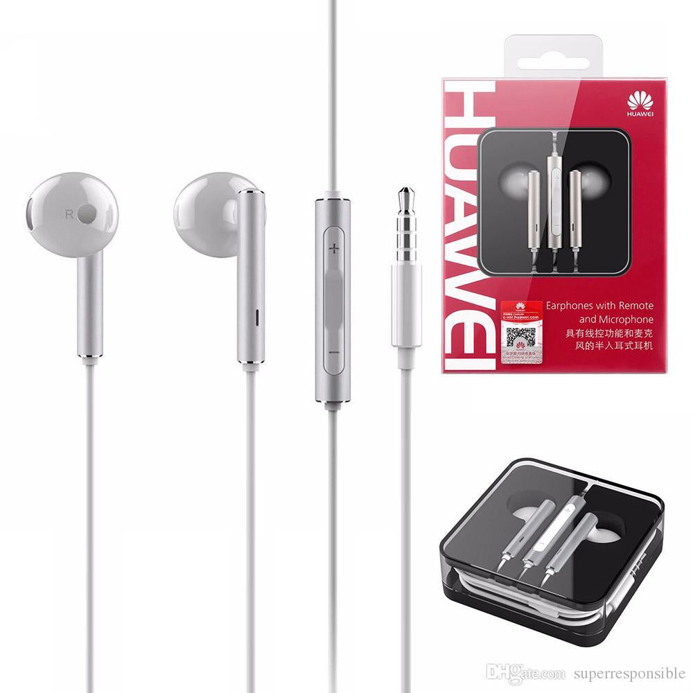 Écouteur Huawei En Métal Stéréo 3.5mm AM116 In-ear 3D + Microphone
