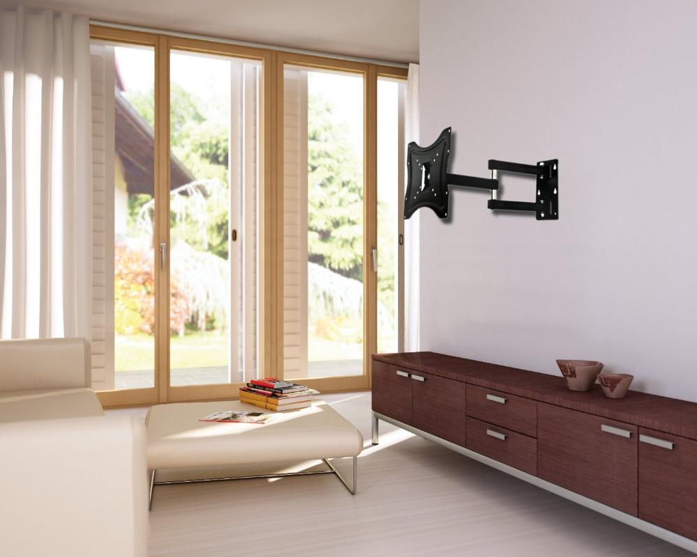 Support Mural à Bras pour TV LCD LED Plasma 14-55 Pivotant 180°