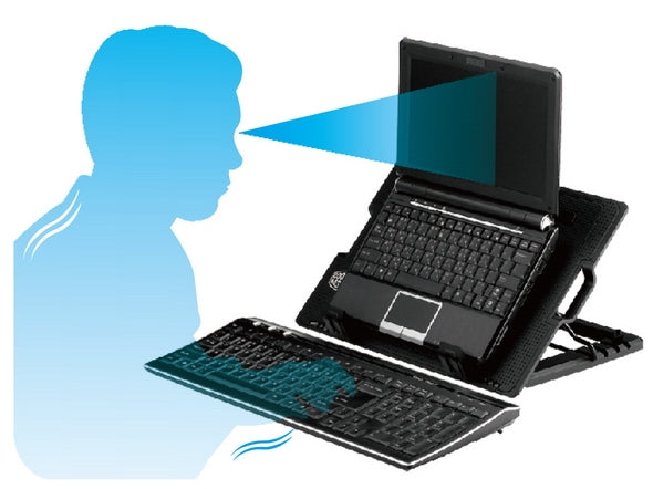 Refroidisseur PC Portable Laptop USB Cooler 9-17 Silencieux