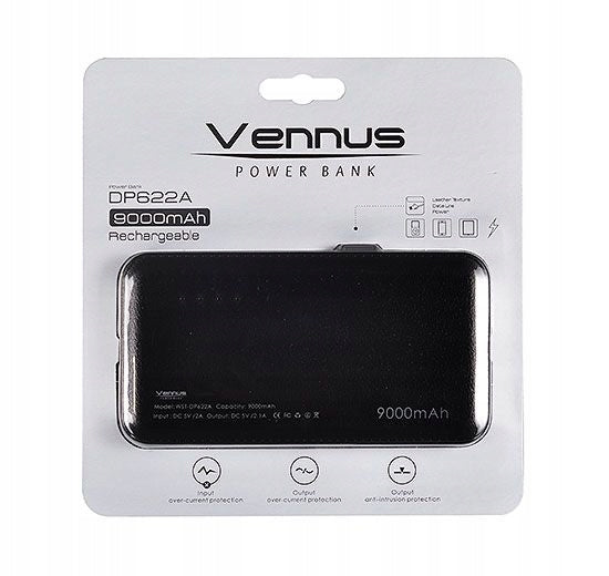 Vennus PowerBank 9000 mAh Batterie Externe Portable
