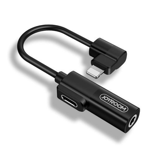 Adaptateur JOYROOM S-M362 2 in 1 Recharge + Audio pour iPhone - Black
