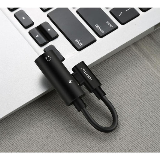 Adaptateur MCDODO CA-546 2 in 1 Recharge + Audio Type-C