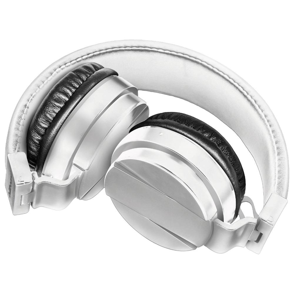 Casque Audio Bluetooth Stéréo Pliable Sans Fil Billboard - Blanc