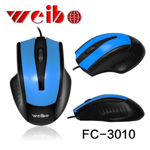 Weibo Souris Optique 2.4Ghz FC-3010 USB avec Câble