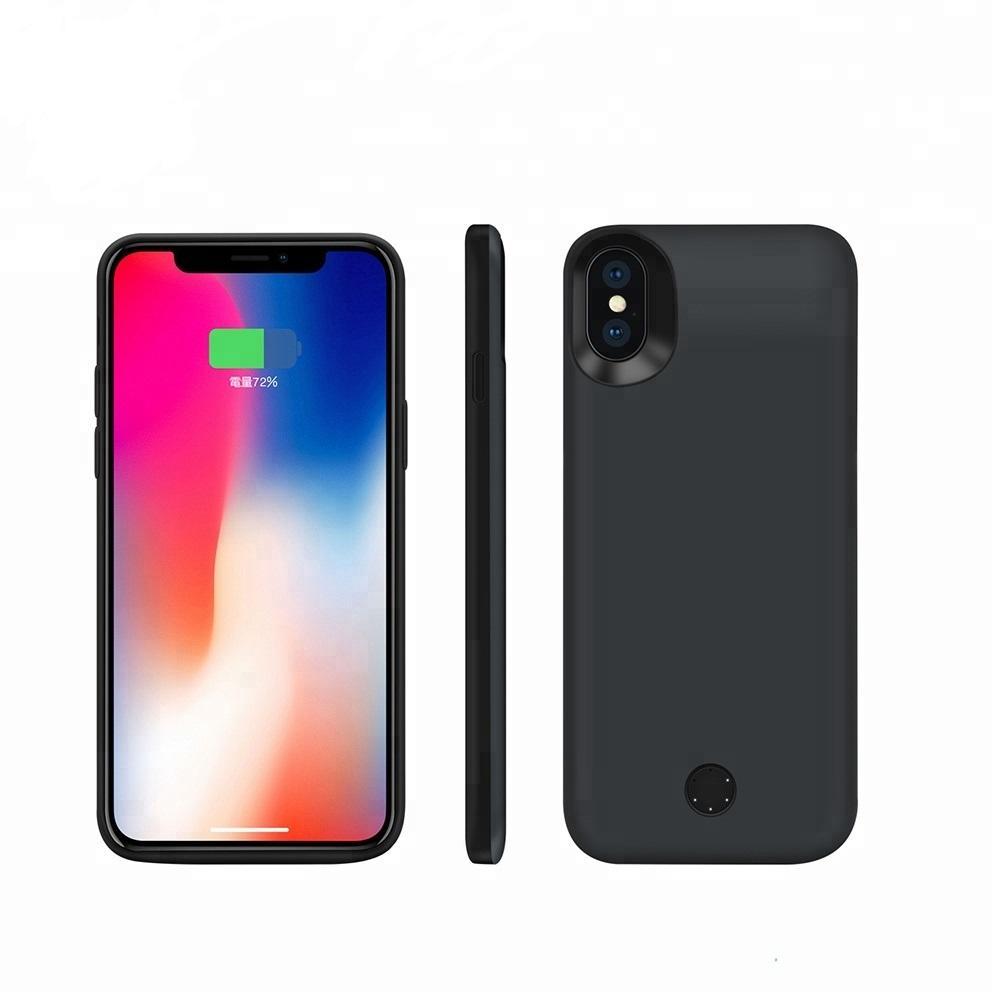 Coque Batterie JLW-X2 5000 mAh pour iPhone X Gris