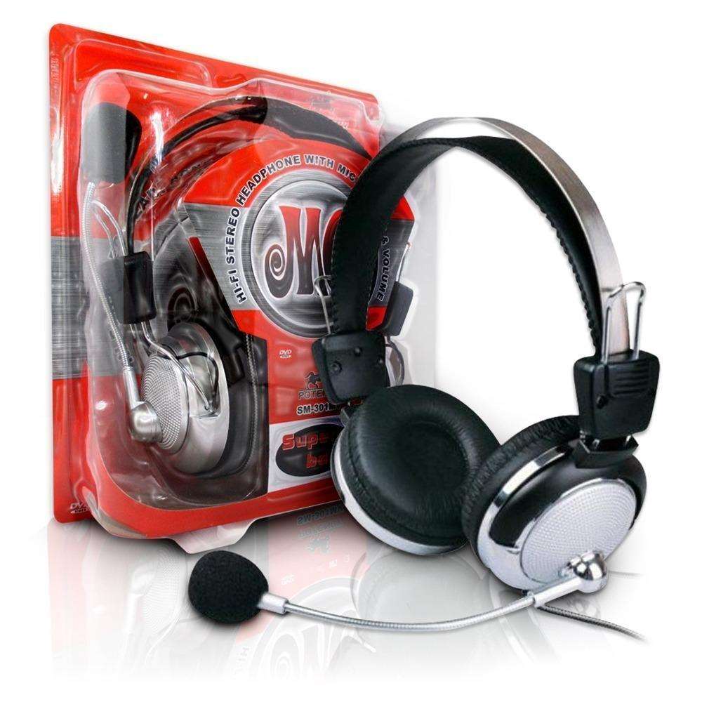 Micro-Casque HL-301MV Filaire Stereo - Gris